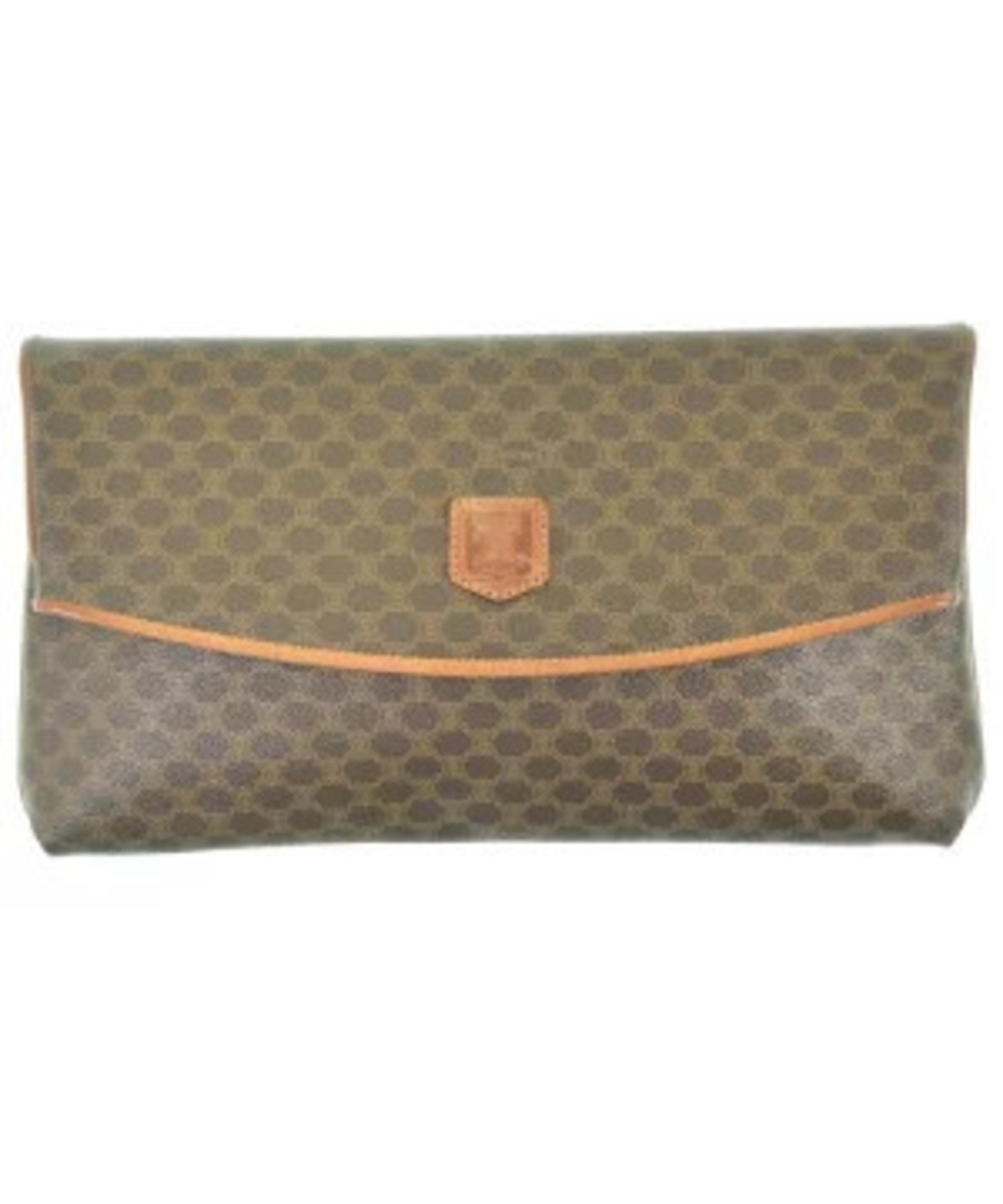 Celine Clutch Bag Brown All over